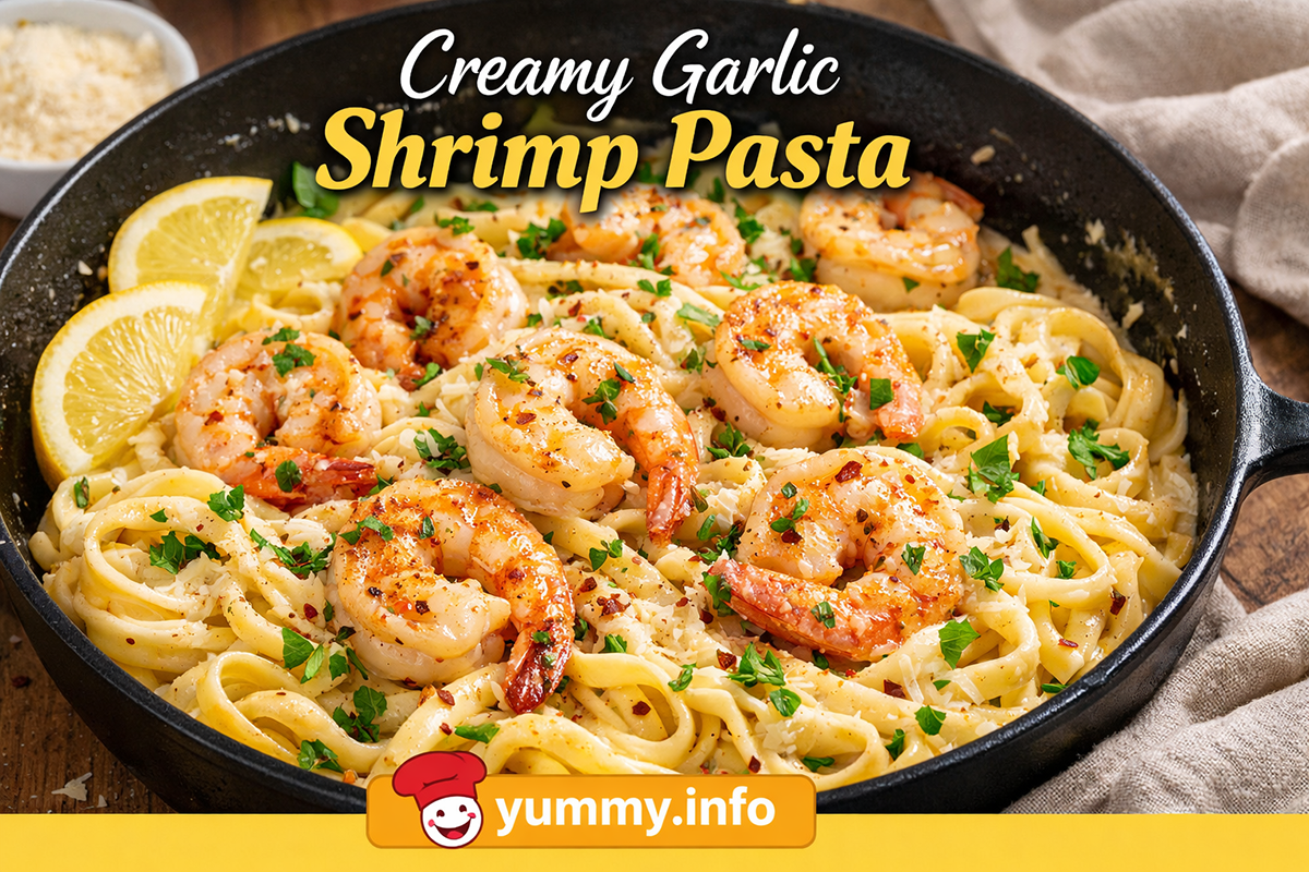 Garlic Shrimp Pasta